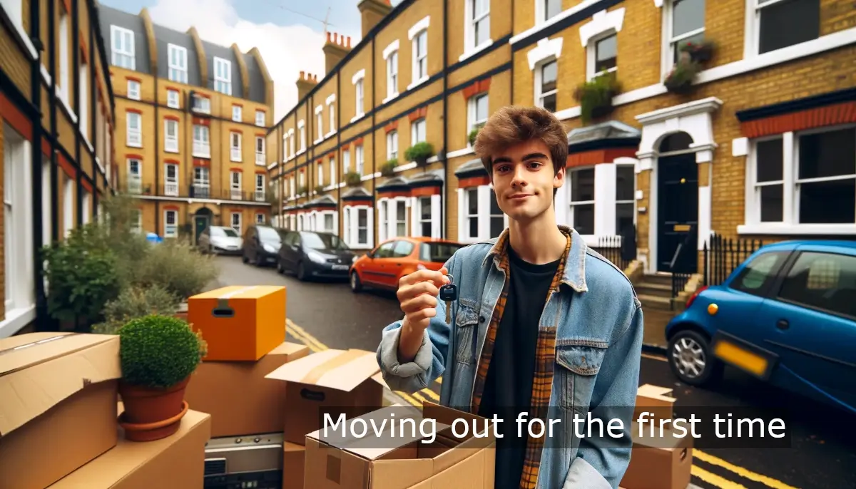 Moving out for the first time
